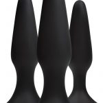 Renegade Trainer Anal Plug Kit Black 3 Each Per Set