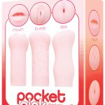 Imale Pocket Pink Mini Masturbator Trio Set