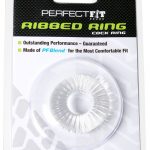 Perfect Fit Ribbed Ring Cock Ring - Clear