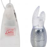 Pocket Exotics Snow Bunny Bullet Clear 4 Inch