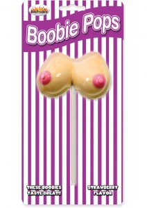 Boobie Pops Lollipop Strawberry