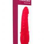 Kinx Frilled Realistic Vibrating Jelly Dildo