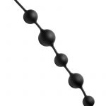 Master Series Serpent 6 Silicone Beads Of Pleasure Black