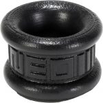 Oxballs Neo-Stretch Silicone Short Ball Stretcher Black