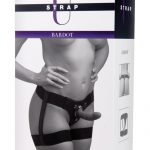 Strap U Bardot Elastic Harness With Thigh Cuffs Black