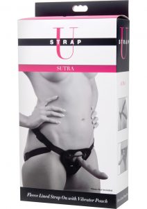 Strap U Sutra Harness With Vibe Pocket Black