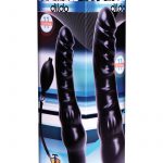 Trinity Vibes Inflatable Dildo Black 11 Inch