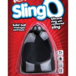 Sling O Silicone Ring With Contoured Sling Waterproof Black 6 Each Per Box