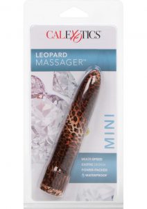 Calexotics Leopard Massager Waterproof Brown