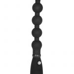 Booty Call Booty Bender Silicone Beaded Anal Probe Waterproof Black 7 Inch