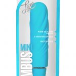 Luxe Nimbus Mini Multifuction Vibe Silicone Waterproof Aqua 4.75 Inch