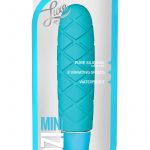 Luxe Cozi Mini Silicone Vibe Waterproof Aqua 4.75 Inch