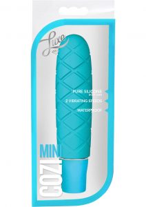 Luxe Cozi Mini Silicone Vibe Waterproof Aqua 4.75 Inch