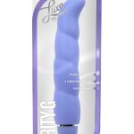 Luxe Purity G Multifuction Vibe Silicone Waterproof Periwinkle 6.25 Inch