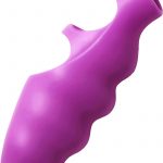 Frisky Ripples Finger Bang`her Vibe Silicone Purple