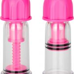 Nipple Play Vacuum Twist Suckers Pink