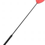 Rouge Leather Hand Riding Crop Red