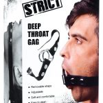 Strict Deep Throat Gag Black