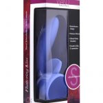 Wand Essentials Fluttering Kiss Dual Stimulation Silicone Wand Attachment Purple