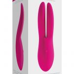 JimmyJane Live Sexy Ascend 2 Dual Clitoral Silicone USB Rechargeable Vibrator Waterproof Pink 6 Inch