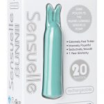 Bunnii 20 Function Silicone USB Rechargeable Vibe Waterproof Teal Blue