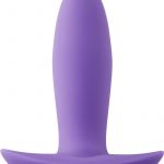 Mini Plug 15 Function Rechargeable Silicone Waterproof Purple 5 Inch