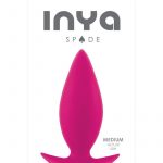 Inya Spade Medium Silicone Anal Plug - Pink