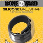 Bone Yard Silicone Ball Strap Black