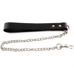 Rogue Dog Lead With Chain Black