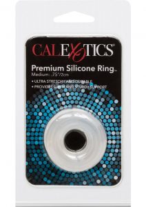 Premium Silicone Cock Ring Clear Medium