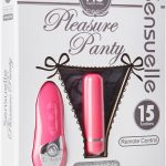 Pleasure Panty Wireless Remote Control Silicone USB Rechargeable Bullet Waterproof Pink