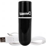 Charged Vooom Rechargeable Bullet Vibe Waterproof Black