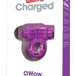 Charged OWow Rechargeable Vibe Ring Waterproof Purple