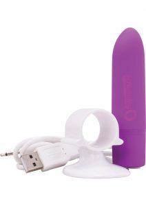 Charged Positive Rechargeable Vibe Waterproof Purple