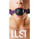 Lust Bondage Ball Gag - Purple/Black