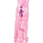 B Yours Vibe 03 Realistic Jelly Vibrator Waterproof Pink 7.25 Inch