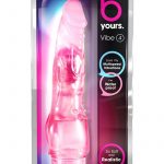 B Yours Vibe 04 Realistic Jelly Vibrator Waterproof Pink 8 Inch