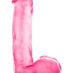 B Yours Sweet N Hard 01 Realistic Dong With Balls Pink 7 Inch