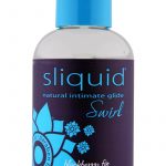 Sliquid Natural Intimate Glide Swirl Water Based Flavored Lube Blackberry Fig 4.2 Ounce