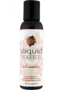 Sliquid Organics Sensations Botanically Infused Stimulating Intimate Glide 2 Ounce