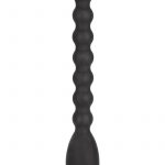 Silicone Bendie Power Probe Anal Beads Waterproof Black