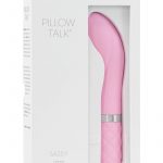Pillow Talk Sassy G-Spot Massager Silicone USB Reachargeable Vibe With Swarovski Crystal Pink