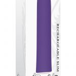 7 Function Rechargeable Slim Vibrator Waterproof Purple