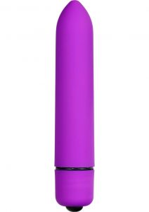 Minx Blossom Bullet Vibrator 10 Modes Waterproof Purple 3.7 Inch