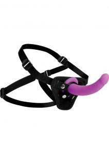 Strap U Silicone Gspot Dildo With Harness