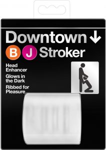 Downtown Glow In The Dark Blowjob Stroker Clear