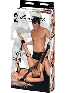 Lux Fetish Position Pal Adjustable Position Straps Black