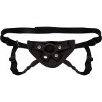 Lux Fetish Neoprene Strap-On Harness Adjustable Black