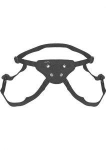 Lux Fetish Beginners Strap-On Harness Adjustable Black