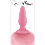 Bunny Tails Silicone Anal Plug - Pink